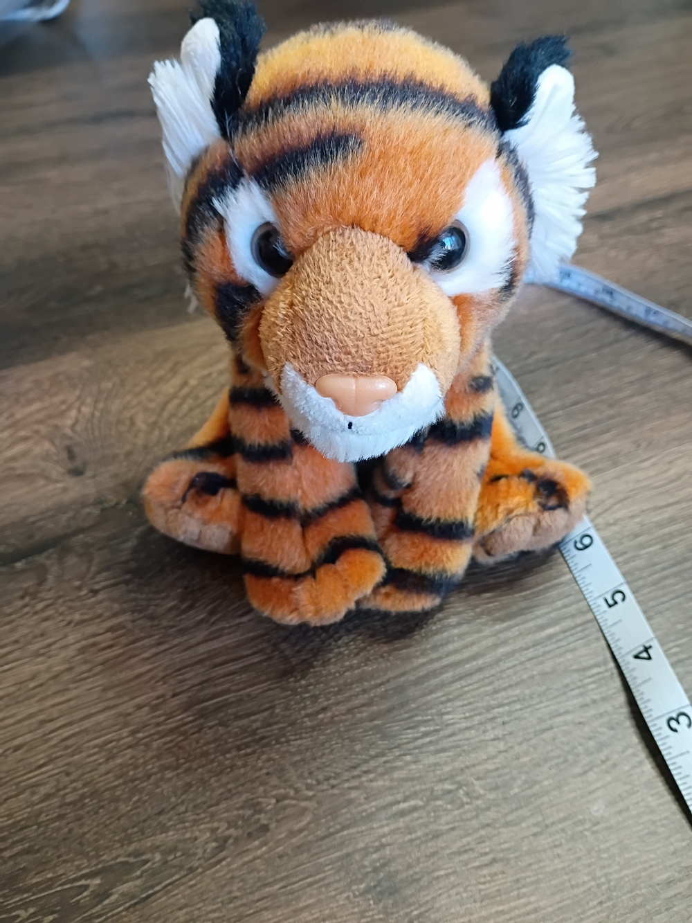 Plush Tiger Stuffed Animal - Orange Tabby Cuddly Toy